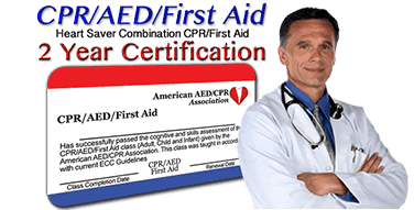 Group Discounts on Online CPR/AED/First-Aid combination training class - 2 year certification. First time or renewal.