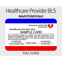 Healthcare Provider BLS Full Online Course