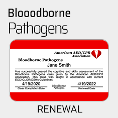 Bloodborne Pathogens - Renewal Class