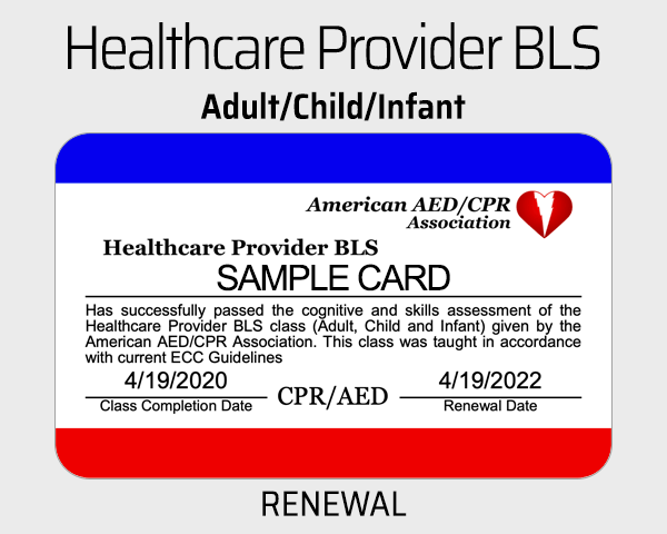 Healthcare Provider BLS Renewal Class